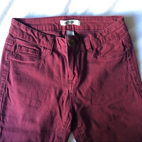 Refuge red jeans 🌺(2for$10) - Picture 7 of 10